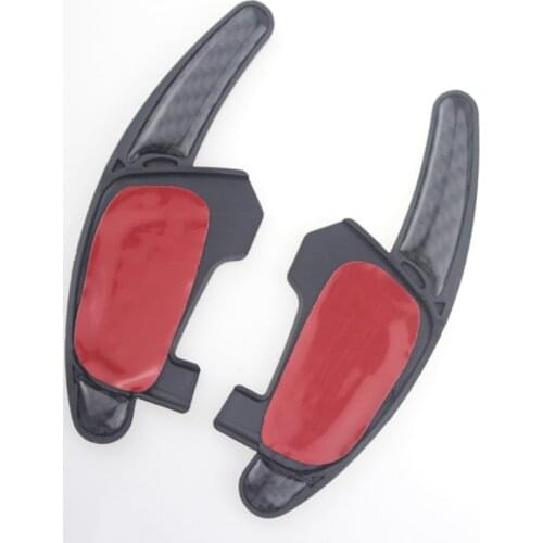 Carbon Fiber Steering Wheel Shift Paddle Shifter Extended Gear Paddle Extension For VW GOLF 7 GTI R GTD GTE MK7 2014-2019