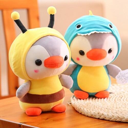 Creative Cute Cartoon Penguin Doll Plush Toy Cute Doll Animals Doll Toys Cartoon pillow for birthday gift Playmate Kids Toys
