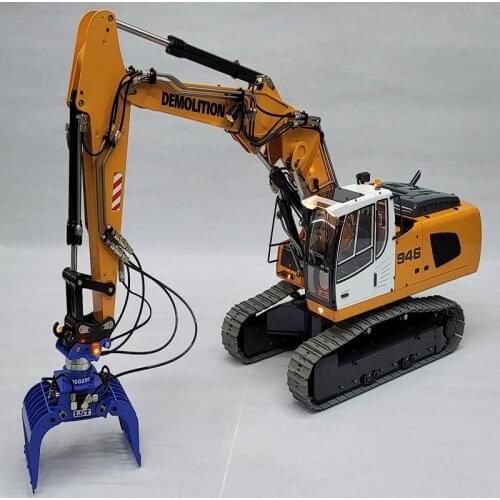 MT 946-3 Demolition 1/14 Metal Hydraulic Tracked RC Excavator Model Outdoor Toys for Boys