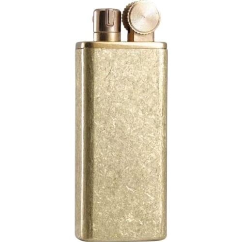 Lighter No fuel) ZORRO Pure brass vintage oil lighters,Smoking Cigarette gasoline lighter,gift