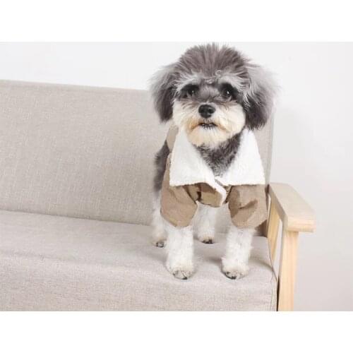 Fashion Dog Coat Pet Clothes For Dogs Clothes Dog Jacket Pet Overalls For Dogs Coats Jackets Schnauzer Clothing Pets Outfits A71