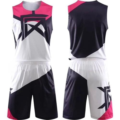 Customizable Jersey Uniforms Basketball Men Kids Basketball Sets Collge Sport Clothing Breathable Training basketball jerseys