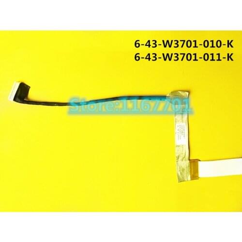 New Original Laptop/Notebook LCD/LED/LVDS cable for Clevo W370 W370ET W370SS W370ST 6-43-W3701-010-K 6-43-W3701-011-K