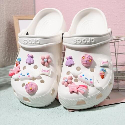 Whole Set Hot Sale DIY Shoes Charms for Crocs Ready to Put On Cute Cartoon Croc Charms Designer Quality Garden Shoe Decoration