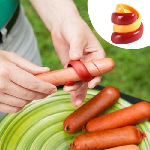 Manual Fancy Sausage Cutter Barbecue Hot Dogs Gadget Cutting kitchen Vegetable Cutter Tools Auxiliary Slicer Fruit R6O9