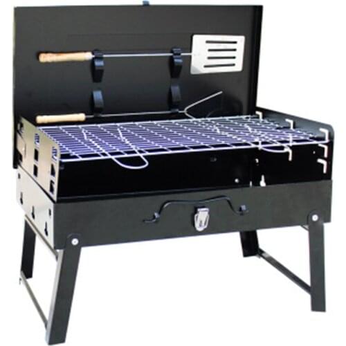 Portable Folding Barbecue Charcoal Grill Easy Assemble and Remove Barbecue Cooking Set BBQ Grill Folding Grill