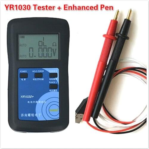 YR1030 Lithium Battery Internal Resistance Test Instrument Nickel Nickle Hydride Button Battery Tester with Enhanced Pen