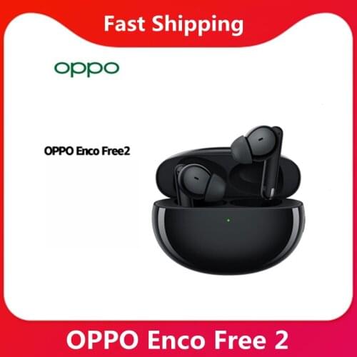 OPPO ENCO Free 2 TWS Earphone Wireless Bluetooth 5.2 Earbuds 3 Mic Call Noise Cancellation IP54 For OPPO RENO 6 Pro Find X3 Pro