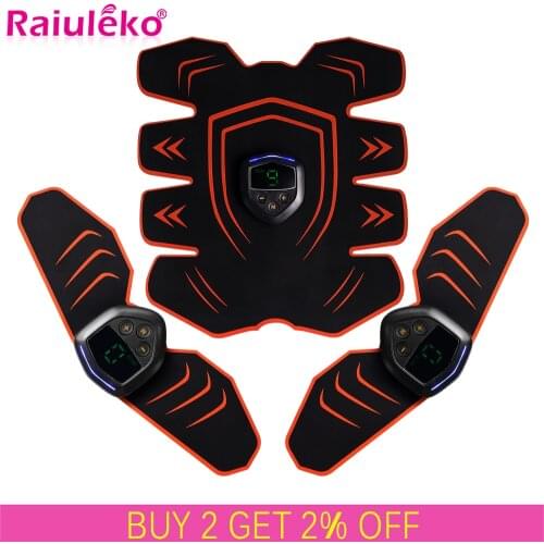Unisex EMS Wireless Muscle Stimulator ABS Abdominal Muscle Trainer Toner Body Fitness Hip Trainer Shaping Patch Sliming Massager