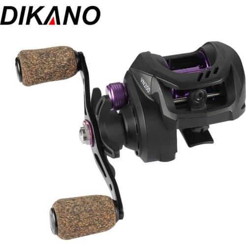 Universal Baitcasting Reel Smooth Drops-wheel Fishing Reel N42 Neodymium Magnets Spin Reels 6.5:1 Speed Ratio