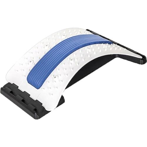 1pcs Back Massager Magic Support Stretch Fitness Relaxation vertebral Pain Lumbar Relief Back Stretcher Health Care Tool