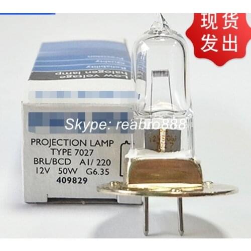 10pcs/lot For Topcon ACP-8 12V 50W projector bulb 42412-20400 LS,7027 12V50W halogen lamp assembly,2 pins