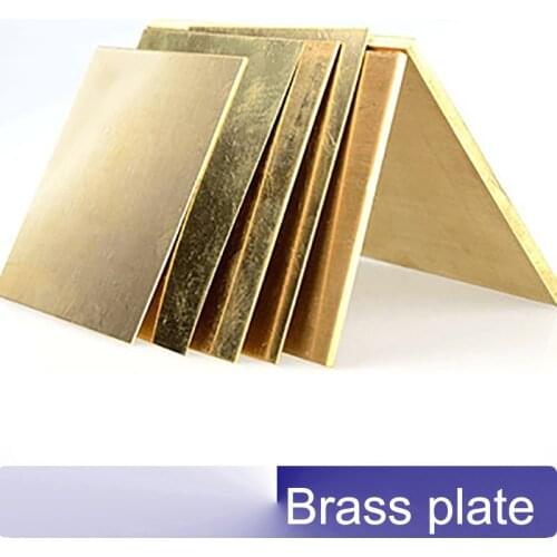 100mm*100mm Square H62 brass plate for DIY