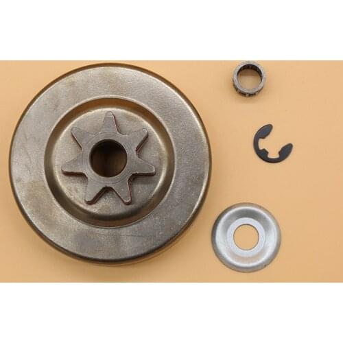 3/8" 7T Clutch Drum Sprocket Bearing Washer Clip Fit For Stihl MS290 MS310 MS390 Garden Chainsaw Spare Tool Parts