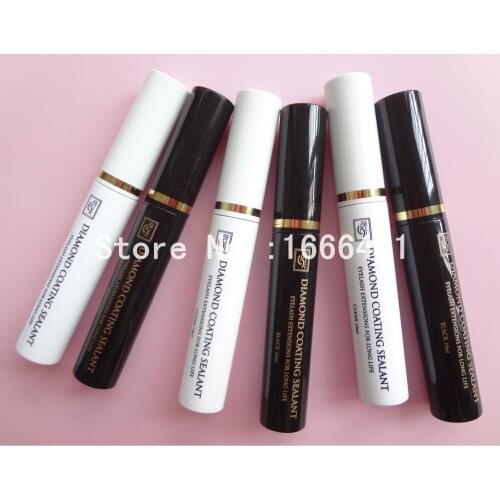 3pcs/lot I Beauty Diamond Clear or Black Coating Sealant to Keep Eyelash Extension Longer Life Free Shipping
