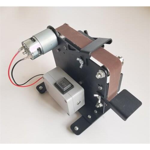 30# 775 Motor 110V / 220V High Speed Diy Polishing Cutter Grinder Multifunctional Grinder Electric Abrasive Belt Grinder Sander