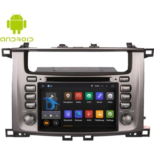 Android 9.0 8 Core Car GPS Navigation TOYOTA Land Cruiser 100/LC100/Lexus LX470 1998-2007 Autoradio Car radio player With DVD BT