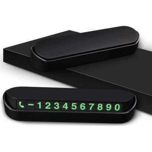 Car Styling Temporary Parking Card Sticker Phone Number Card Plate for Peugeot 206 207 307 3008 2008 308 408 508 208 Accessories