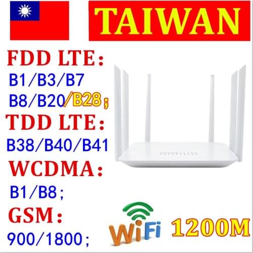 300M~1200Mbps Dual Band Wireless WiFi Repeater 2.4G&5.8G Long Range WiFi Amplifier Signal Booster With 4 Antennas 4G wifi router