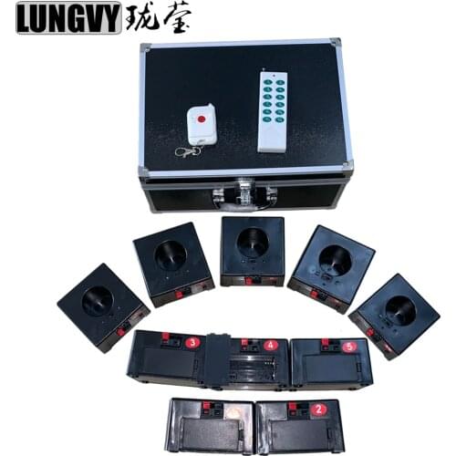 Fast Shipping D10 Double Remote Control Wireless 10 Cues Receiver Stage Wedding Equipment Firework Fountain Base Machine