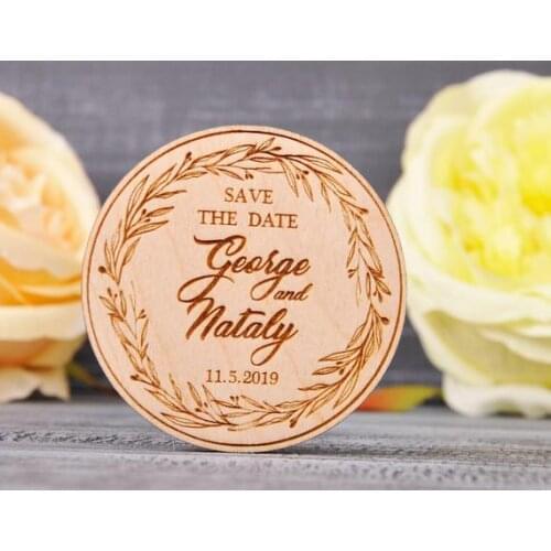 Floral Save The Date Magnet - Rustic Wedding Save the Date Magnets And Cards ,Boho Wedding Invitation