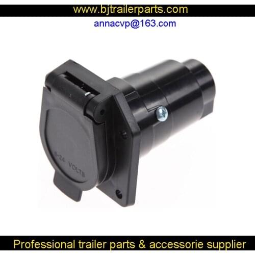 7 poles blade round truck trailer sock 7-way RV trailer connector replacement 7 pin female car end,trailer parts, accessories