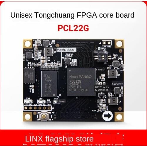 Domestic FPGA Core Boards Violet Create Logos Series PGL22G PGL22G-6CMBG32 Anti-Smashing Shoes ALINX Black and Golden