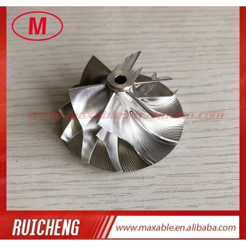 K04 5306-123-2035 41.65/56.8mm 6+6 blades high performance turbocharger milling/aluminum 2618 /billet compressor wheel