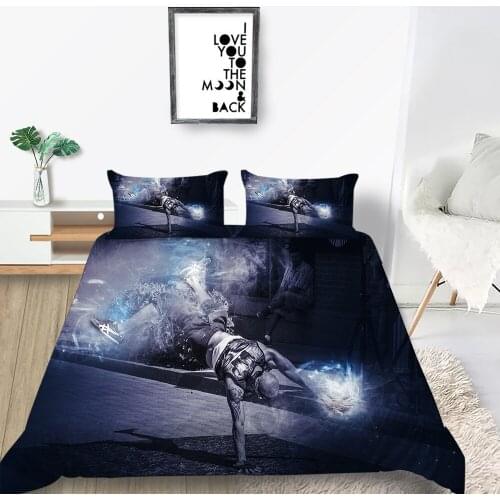 Creative Bedding Set Hip-hop Popular Comfortable King Size Duvet Cover Queen Twin Full Single Double Unique Design Bed Set