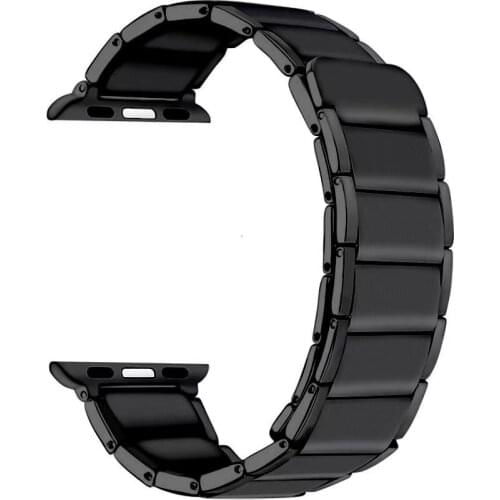 Apple Metal Magnetic Strap for Apple watch 6 5 4 SE 44mm 40mm Magnetic replacement strap for iwatch 3 2 1 38mm 42mm Metal strap