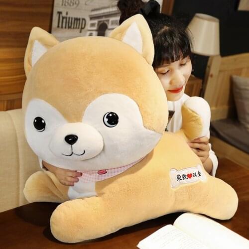 25/40/60cm Cute Shiba Inu Dog Plush Toy Stuffed Cartoon Dog Plush Doll Soft Nap Pillow Kids Children Lovers Kawaii Birthday Gift