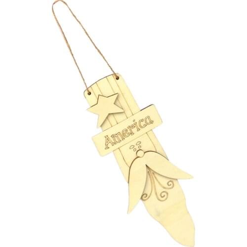 Unfinished Wood Plaque - Hanging Wooden Plaque With Jute Rope, Rustic Signs For Home Decor, Award Recognition And DIY Projects