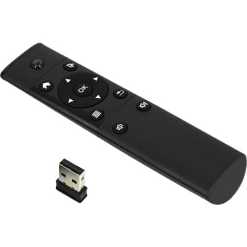 2.4G Flying Mouse Black Wireless Remote Control is Suitable for Smart TV, IPTV, Network Set-Top Box