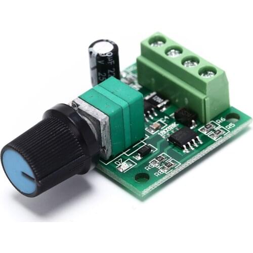 DC 1.8V 3V 5V 6V 12V 2A PWM Motor Speed Controller Low Voltage Motor Speed Controller PWM 0~100% Adjustable Drive Module