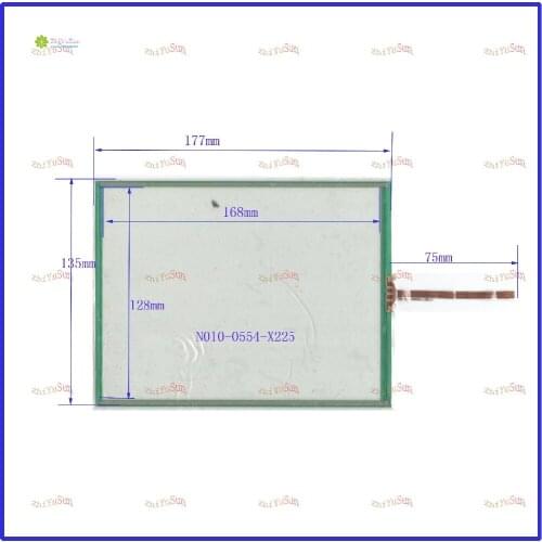 ZhiYuSun Wholesale2PCS/lotN010-0554-X225 177mm*135mm 8inch 4 line touch screen panel 177*135 Sensor glass Compabible for GPS CAR