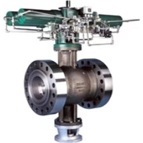Stainless steel ball valve 210C/220C/230C concentric segmental control with EP800 positioner
