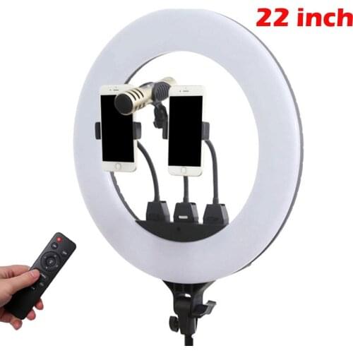 21 inch Live Broadcast Selfie ring light LED Photography 18inch Lighting video studio For Youtube FB Live Stream Photo With Trip