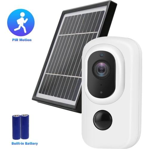 WiFi IP Camera Solar Outdoor Security Camera Battery Power 1080P CCTV Camera Waterproof Smart Security Monitor