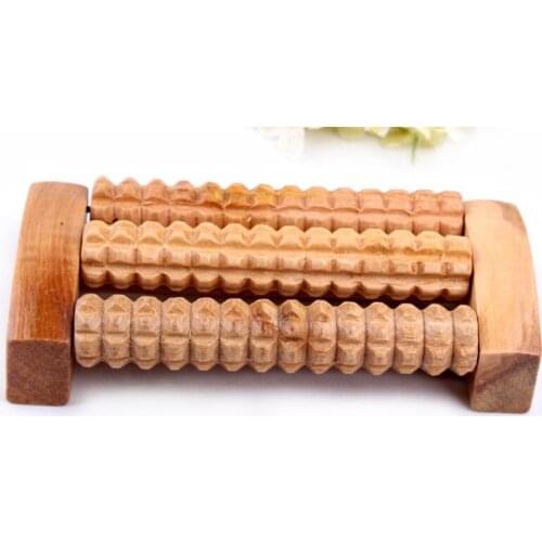 20pcs Stress Relief Wooden Foot Roller Relieve Plantar Fasciitis Acupressure/ Reflexology Tool Relieve Blood Circulation Care