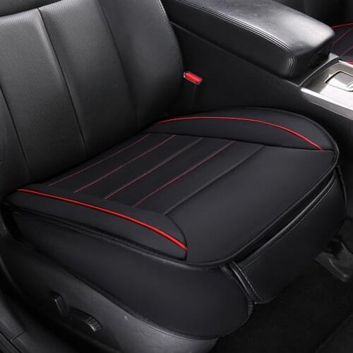 Car cushion, single leather, three piece cover, no back seat, seat cushion, four seasons general PU mail