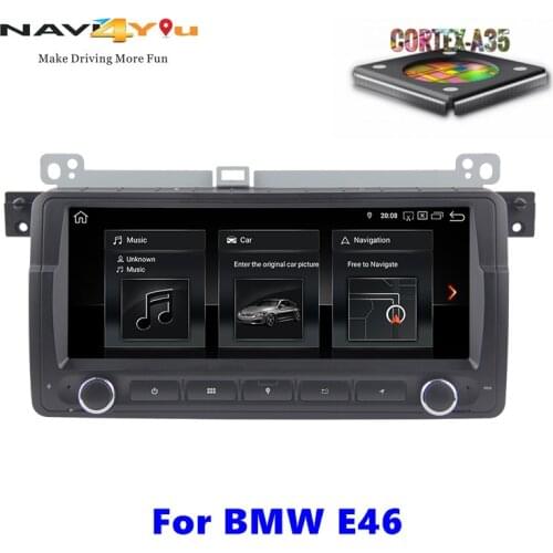 8.8inch 2din RK PX30 android10.0 quad-core car radio GPS for BMW E46 M3 318/320/325/330/335 with WiFI 3G TPMS DAB+ OBD Carplay