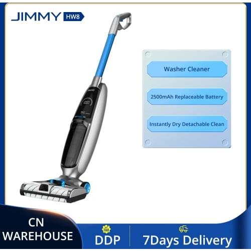 CN DDPJIMMY PowerWash HW8 Cordless Dry Wet Smart Vacuum Washer Cleaner 7000Pa Suction 2500mAh Replaceable Battery Instantly Dry