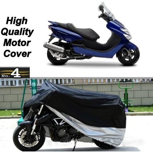 MotorCycle Cover For Yamaha Majesty 125 WaterProof UV Sun Dust / Rain Protector Cover Made of Polyester Taffeta
