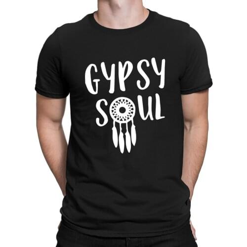 Gypsy Soul T-Shirts Slim Character 2018 T Shirt For Men Top Quality Interesting Classic Anlarach Branded