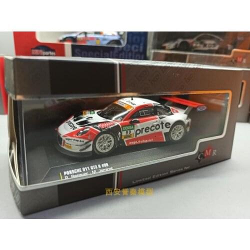 IXO1/43 Porsche 911 GT3 R 99#2018 Endurance Diecast Collection of Simulation Alloy Car Model Children Toys