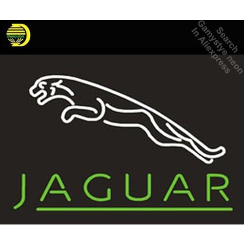 Jagua Neon leopard Neon Sign GLASS Tube Handcraft Light Sign personalized vintage neon lamps art for sale neon light up signs