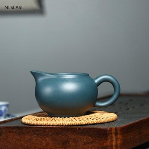 Yixing Classic Purple Clay Fair Cup Cha Hai Handmade Teacup Chinese Tea Set Accessories Tie Guanyin Puer Drinkware 160ml