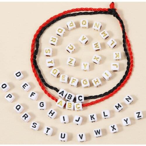 Fashion A-Z 26 Alphabet Name DIY Bracelets For Women 2/Pcs Rope Chain 2/Set Letter Bracelet Trendy Ladies Jewelry Gifts