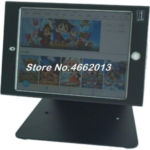 Tablet pc stand for iPad mini 1 2 3 4 holder desktop security holder stand for kiosk POS secure with lock shop support display