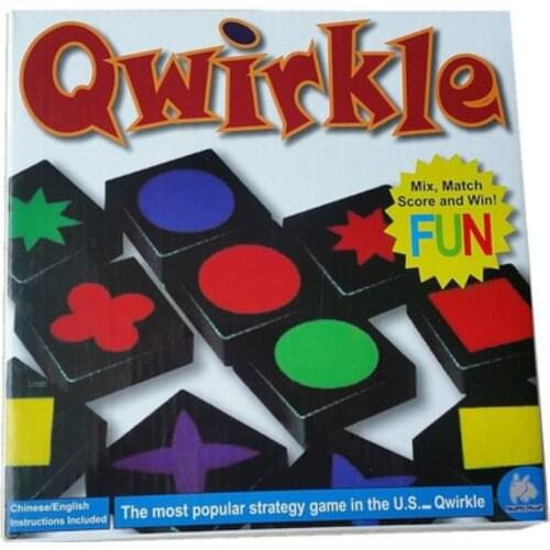Novelty Educational Toys Qwirkle Wooden Chess Parent-child Interactive Games Toys For Kids And Adults